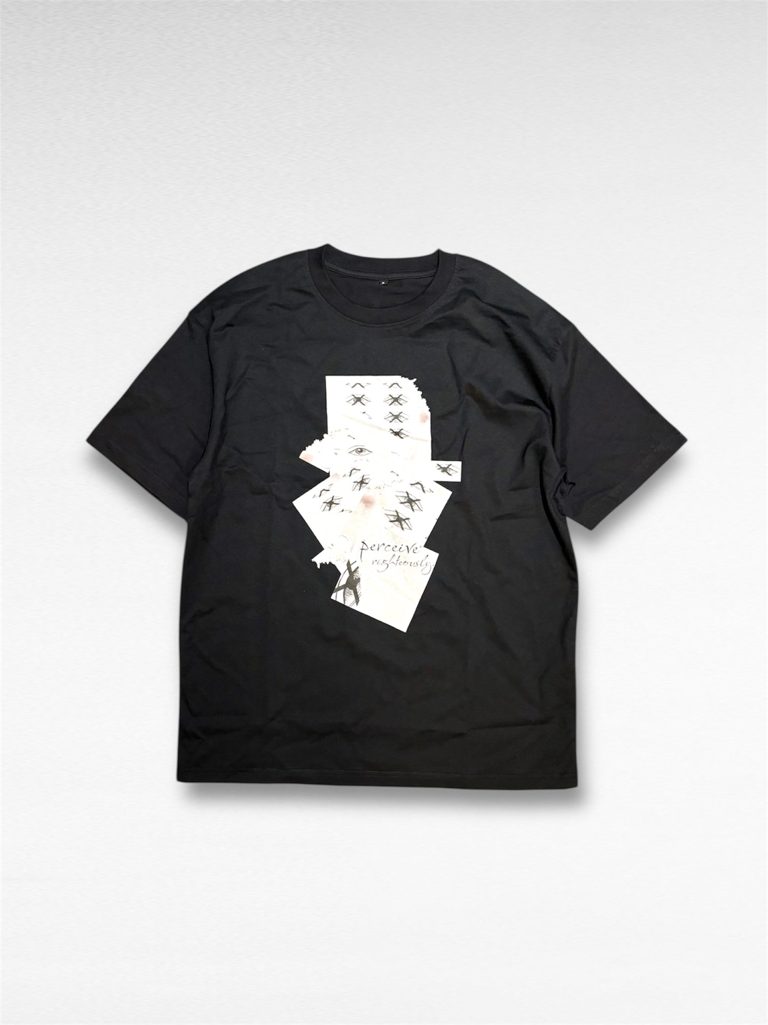 "PERCEIVE" Paper Eyes Tee
